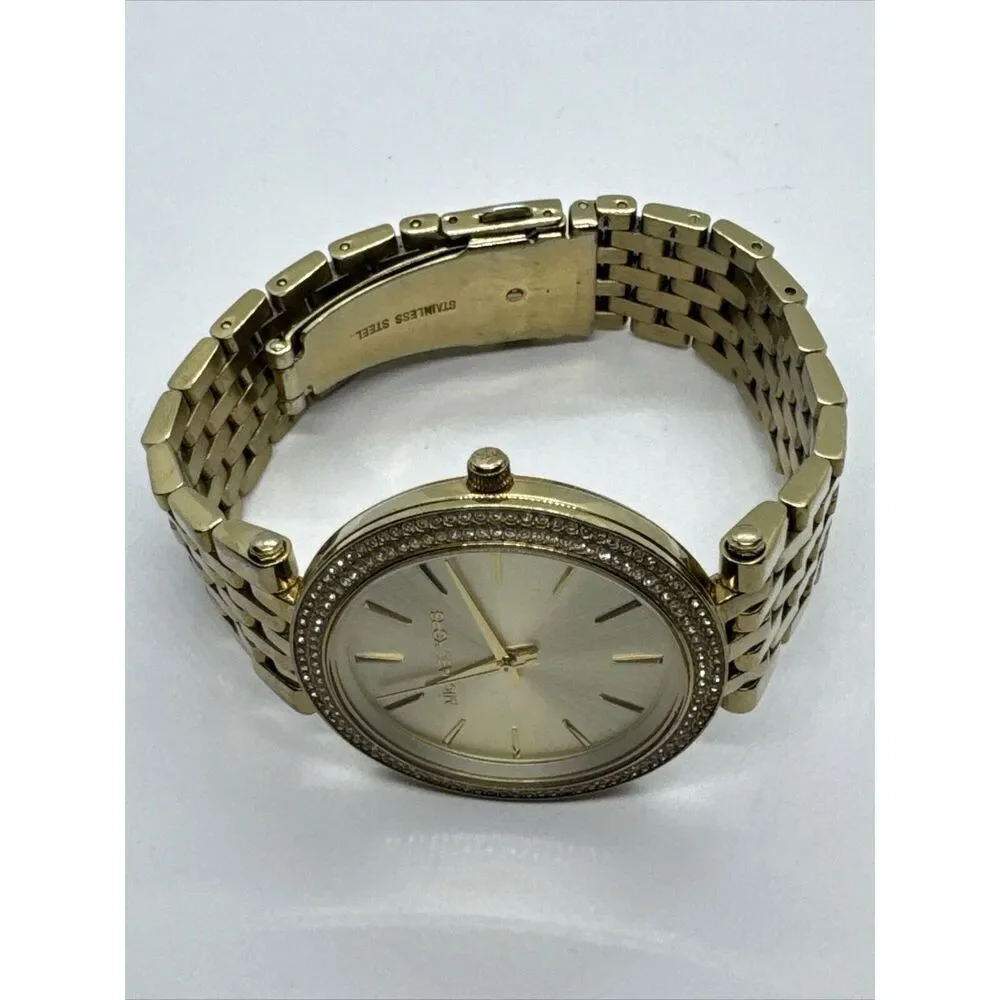 Michael Kors MK3398 Women's Gold Stainless Steel Analog Dial Quartz Watch JNA642